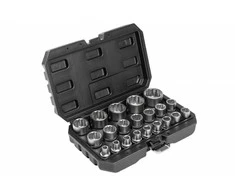 Hogert 1/2" socket wrench set, 21 pcs.