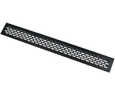 Ventiliacinės grotelės 480 x 60 mm, juodos, KK-W60800-M2, GTV