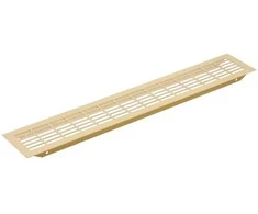 GTV Grate W80, rectangular, 80 x 480, auksinis