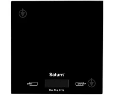 Virtuvinės svarstyklės Saturn ST-KS7810 juodas