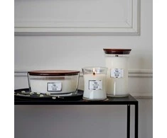 WoodWick Aromatinė žvakė (White Teak), 609,5 g