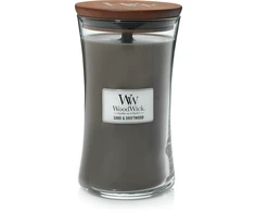WoodWick Aromatinė žvakė (Sand &amp; Driftwood), 609,5 g