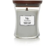 WoodWick Aromatinė žvakė (Lavender &amp; Cedar), 275 g