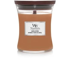 WoodWick Aromatinė žvakė (Santal Myrrh), 275 g