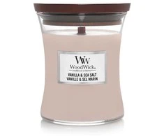 WoodWick Aromatinė žvakė (Vanilla &amp; Sea Salt), 275 g