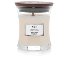 WoodWick Aromatinė žvakė (White Honey), 85 g