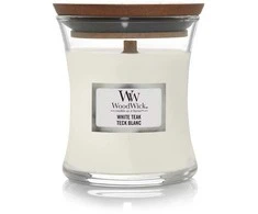 WoodWick Aromatinė žvakė (White Teak), 85 g