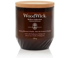 WoodWick Aromatinė žvakė (Cherry Blossom &amp; Vanilla), 184 g