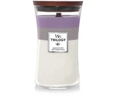 Woodwick WW TRILOGIJA DIDELIS STIKLAINIS AMETISTAS DANGUS