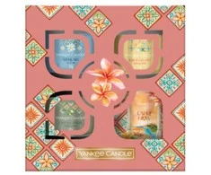 Yankee Candle Dovanų rinkinys: 1 maža tumbler žvakė ir 3 mini kvapnios žvakės