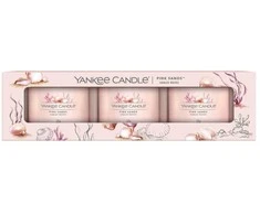 Yankee Candle Aromatinių žvakių rinkinys (Pink Sands), 3 x 37 g