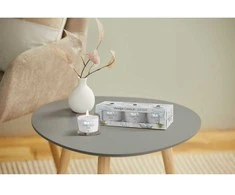 Yankee Candle Aromatinių žvakių rinkinys (Clean Cotton), 3 x 37 g