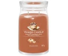 Yankee Candle Aromatinė žvakė (Pumpkin Cinnamon Swirl), 567 g