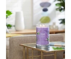 Yankee Candle Signature Tumbler Collection Lilac Blossoms Aromatinė žvakė, 567 g