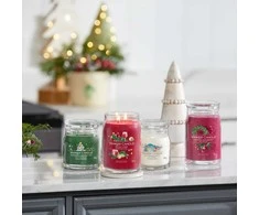 Yankee Candle aromatinė žvakė „Signature glass medium“ Magical Bright Lights 368 g