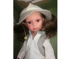 Munecas Arias Lėlytė Carole su lininiais rūbeliais, 36 cm