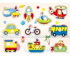 BINO Medinė dėlionė Transportas