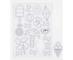 Dėlionė CREATIV Spalvinami magnetukai "Spalvota vasara", 3+