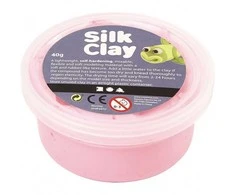 Šilkinis modelinas, rožinis, 40 g