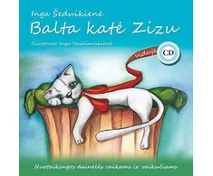 "Balta katė Zizu" su CD