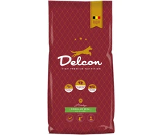 Delcon Visavertis pašaras suaugusiems šunims REGULAR MINI su ėriena, mažų veislių / 12 kg