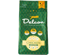 Delcon Visavertis begrūdis pašaras suaugusioms katėms su vištiena / 1,75 kg