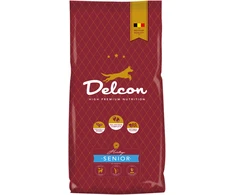 Delcon Visavertis pašaras šunims senjorams SENIOR, didelių veislių šunims / 12 kg