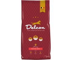 Delcon Visavertis pašaras šunims senjorams SENIOR MINI, mažų veislių / 12 kg