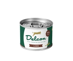 Delcon Šlapias kačių pašaras su ėriena, monoproteininis, 85 gr