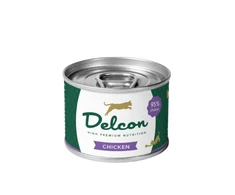 Delcon Šlapias kačių pašaras su vištiena, monoproteininis, 85 gr