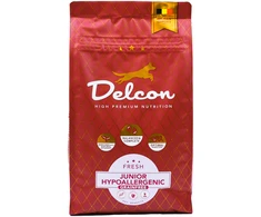 Delcon Visavertis begrūdis hipoalerginis pašaras jauniems šunims JUNIOR HYPOALLERGENIC / 3kg