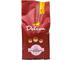 Delcon Visavertis begrūdis hipoalerginis pašaras šuniukams PUPPY HYPOALLERGENIC / 10 kg
