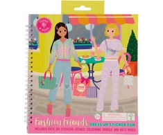 Flossamprock Knygelė su 100 lipdukų Dress up prie baseino