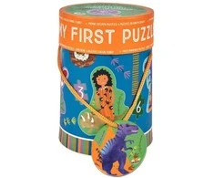 You2Toys Mano pirmosios dėlionės, Dinozauras, 4 dėlionės (3, 4, 6, 8 detalių)