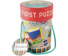 You2Toys Mano pirmosios dėlionės, Statybos, 4 dėlionės (3, 4, 6, 8 detalių)