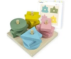 Igroteco žaidimas, Mokausi geometrines formas
