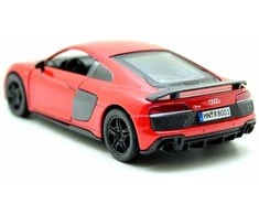 KiNSMART automobilis, 2020 Audi R8 Coupé, raudonas