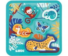 LUDI dėlionė pagal formas, Safari