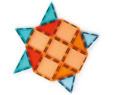 LUDI magnetinis konstruktorius vaikams, 100 dalių 2D/3D XXL