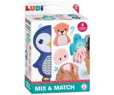 Ludi - „Mix &amp; Define“ - Putų žaisliukai voniai - (LU40078)