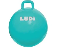LUDI šokinėjimo kamuolys, mėlynas 55 cm