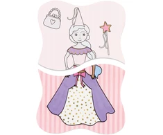 Magiškas maudymosi žaislas-dėlionė, Princesė