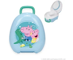 Mokomasis nešiojamas naktipuodis George Pig mėlyna pastelė