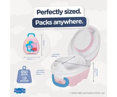 Mokomasis nešiojamas naktipuodis Peppa Pig švelniai rausva