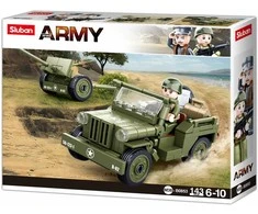 Sluban Visureigis "Willys MB" su patranka "M3“, 6+
