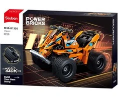 Sluban blokelių konstruktorius Keturratis – 176 det., 16,5 cm, 6+, CE