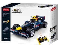 Sluban F10 sportinio automobilio RC konstruktorius, 423 det., 25,1 cm, 6+