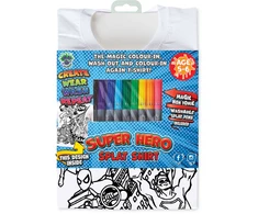 Splat Planet marškinėliai su flomasteriais Super herojai