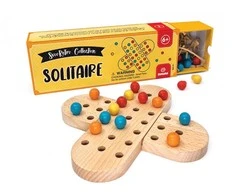 Svoora Medinis Solitaire stalo žaidimas vaikams 6+ – retro strategija