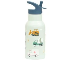 A Little Lovely Vaikiška termo gertuvė „Vehicles“ 350ml